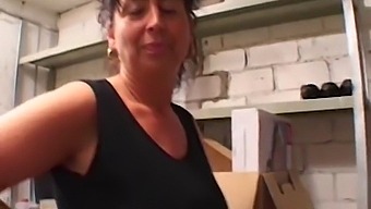 A Voluptuous Mature Woman Gets Penetrated In A Warehouse