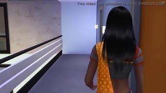 Indian Mother Discovers Teenage Son'S Self-Pleasure And Initiates First Sexual Encounter