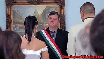 Bride Submissive After Wedding To Dominant Partner