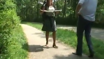 Amateur German Wife Gets Fucked In The Forest