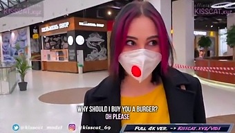 Russian Teen Gives A Risky Blowjob In A Changing Room For A Big Mac - Public Agent Picks Up And Fucks A Student In A Mall