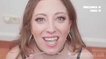 Venom'S Oral Skills Showcased In Premium Bukkake Video With 129 Mouthfuls Of Cum