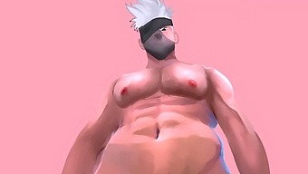 A Busty Anime Girl Enjoys Kakashi'S Large Member - Hentai Loop Video