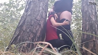Lesbian Girls Have Steamy Sex In The Rain