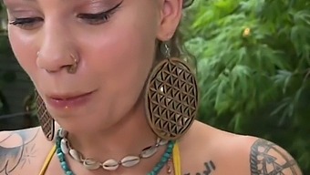 Lucky'S Exclusive Video Of A Hot Tub Fuck With A Busty Hippie