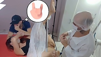 Husband And Wife Undergo Proctology Exam And Unexpected Intimate Encounter With Doctor