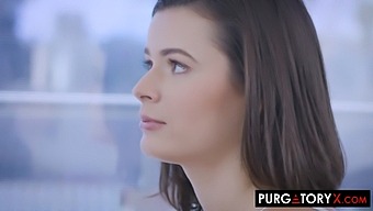 Small And Sultry Brunette Dharma Jones In Intense Oral Action With Donnie Rock In Dentist-Themed Hd Video