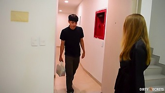A Latina Student Gets Her Ass Pounded After A Relaxing Massage In A College Dorm