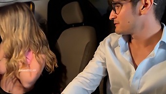 Young Blonde Dani Ortiz Gives A Mind-Blowing Bj To A Taxi Driver