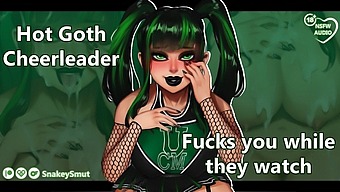 Goth Cheerleader Gives A Blowjob And Gets Fucked In Hd Pov