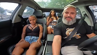 Anastasia From Brazil Poses Nude In A Car And Strolls Around The Streets Of São Paulo