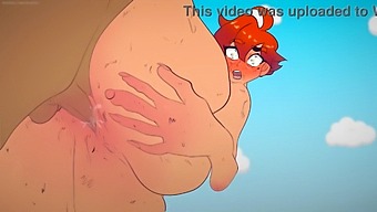 A Hentai Animation Depicts A Gender-Changing Encounter Between A Homeless Man And A Woman In The Trash, Resulting In Erotic Acts.