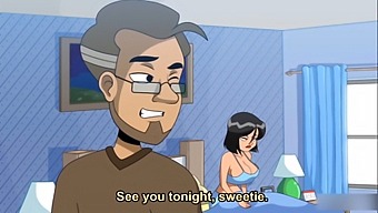 Cartoon Housewife Discovers Stepson'S Solo Porn Session And Offers Assistance